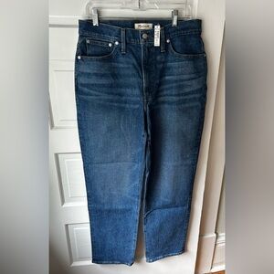 NWT Madewell Perfect Vintage Jean Size 30